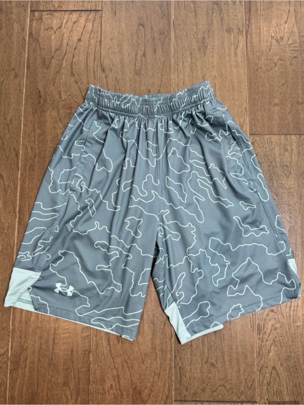 Under Armour Men’s Green Unlined Athletic Shorts - Modern Camo Print
